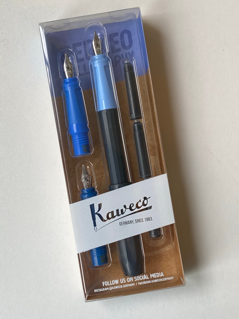 Kaweco Perkeo Calligraphy Set - Blue